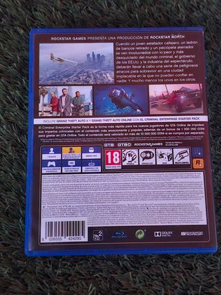 PS4 Grand Theft Auto V y Minecraft