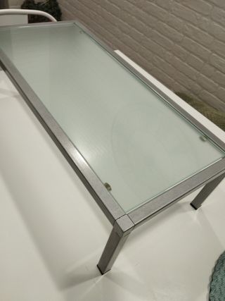 Estantería organizador zapatero Metal y cristal