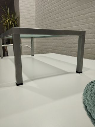 Estantería organizador zapatero Metal y cristal