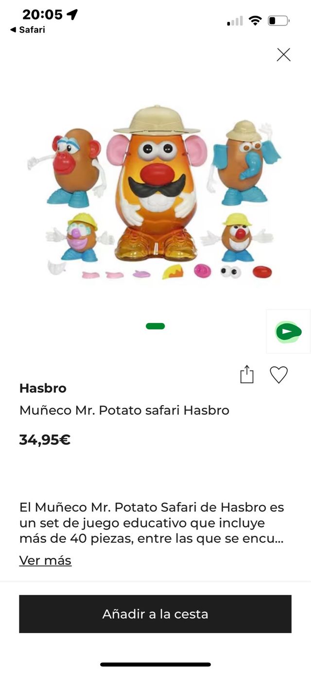 Mr. Potato Safari Hasbro