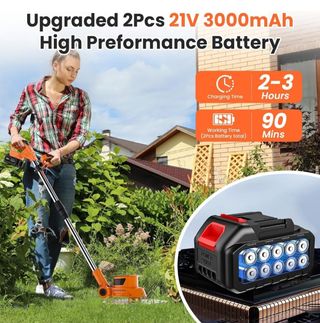 Cortacésped a batería 21V compatible con Makita