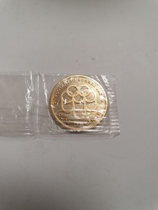 Medalla Montreal 1976 Bañada en Oro
