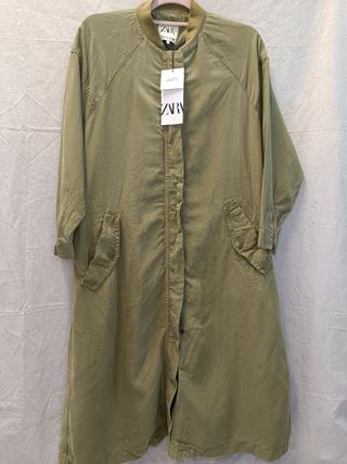 Gabardina Zara Verde
