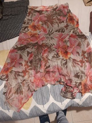 Falda Zara Estampada Talla S