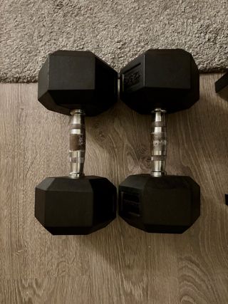 2 Mancuernas 12.5kg Hexagonales