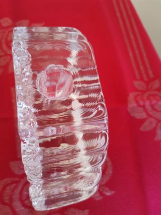 Florero o candelabro de cristal