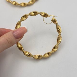 Pendientes Aros de oro 14kt