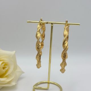 Pendientes Aros de oro 14kt