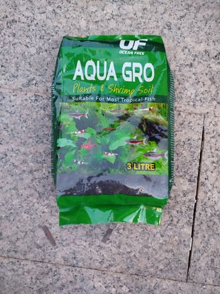 Aqua Gro Sustrato Peces tropicales y camarones 3L