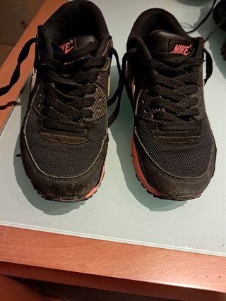 Deportivas Nike Air Max Niña Negras Rosas