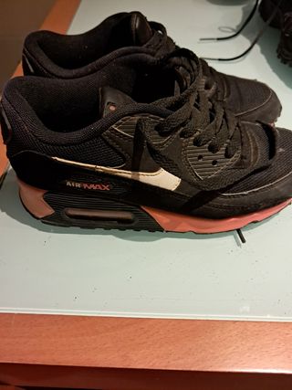 Deportivas Nike Air Max Niña Negras Rosas