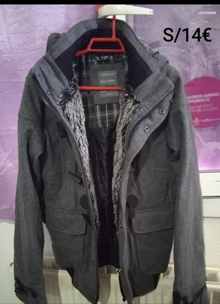 Abrigo hombre gris talla S