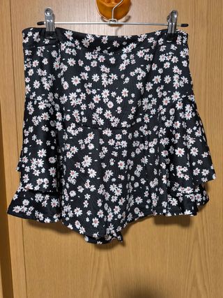 Falda Pantalón Flores - SHEIN