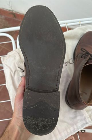 Botín piel Massimo Dutti marrón