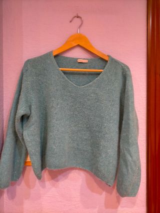 Jersey Andromede Lana Talla Única Teal