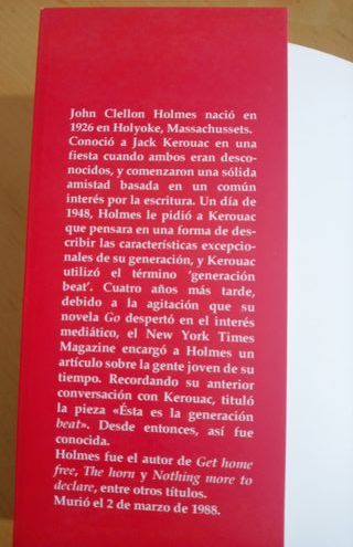 GO LA PRIMERA NOVELA DE LA GENERACION BEAT