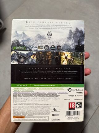 Xbox 360 Skyrim Legendary Edition PAL ENGLISH.