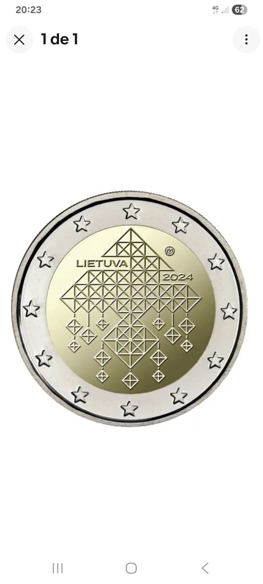 2 € 🇱🇹 LITUANIA 2024 *SC *