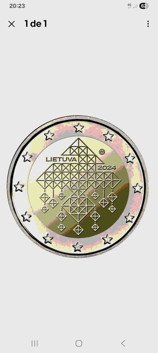 2 € 🇱🇹 LITUANIA 2024 *SC *