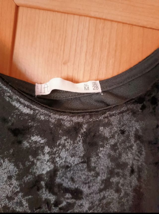 Vestido negro. Lefties. Fiesta