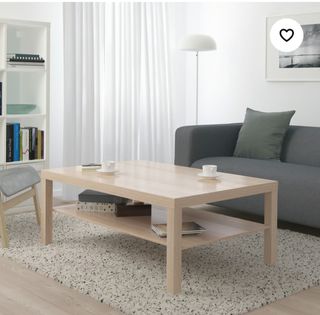 Mesa de centro Lack Ikea - madera clara