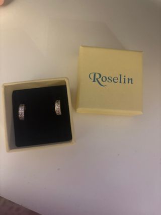 Pendientes Roselin Oro y Plata