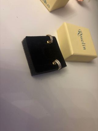 Pendientes Roselin Oro y Plata