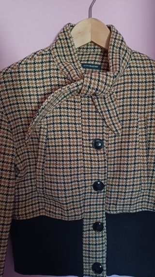 Chaqueta paño pata de gallo