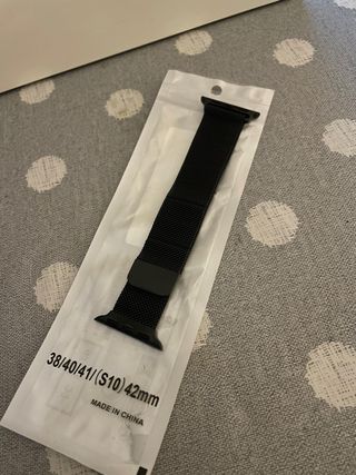 Correa Apple Watch Metálica Negra 38/40/41/42mm