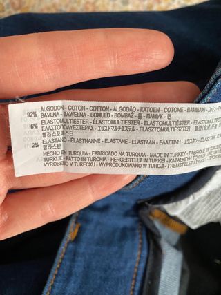 Falda vaquera Zara vuelo azul