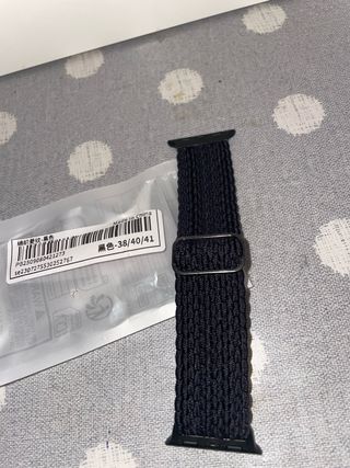 Correa Apple Watch Negra Ajustable