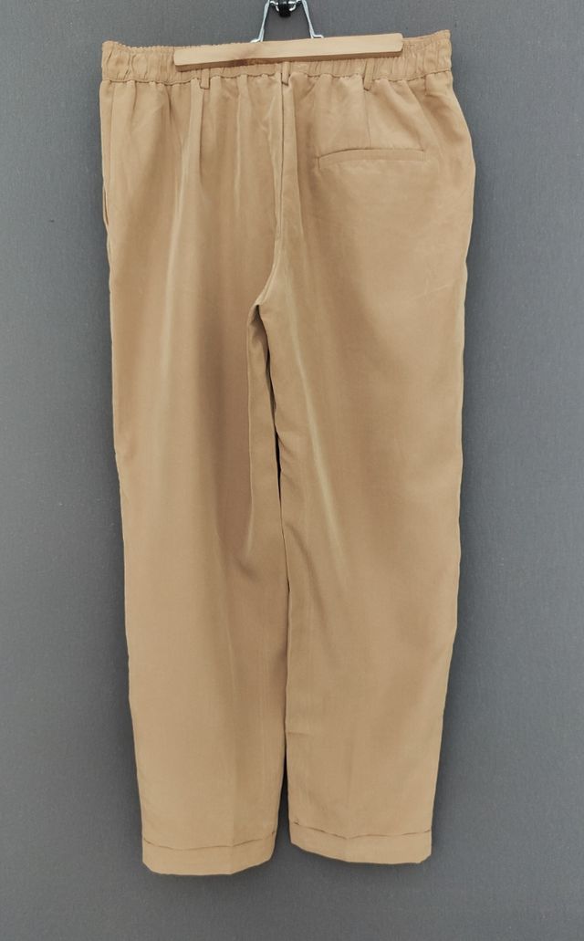 Pantalón Mango Suit Beige