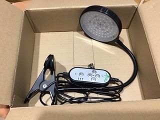 Luz LED para plantas con clip