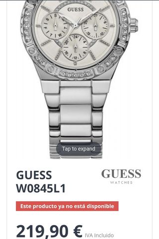 Reloj Guess Mujer Plata