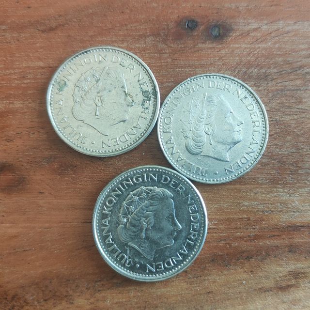 Lote 3 Monedas Países Bajos 1 Cent 1969-1980