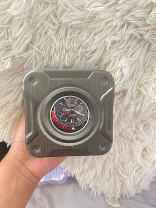 Reloj Frederic Dual Time Negro y Rojo