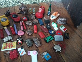 52 Isqueiros Coleção Variados