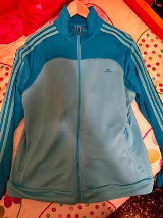 Chaqueta deportiva Adidas Celeste Talla L