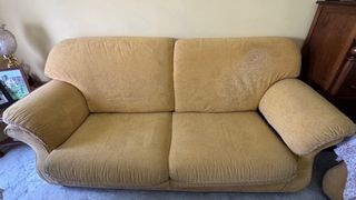 Sofá 3 plazas beige