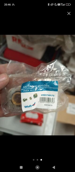 20 Racores Ø16x2mm para Multicapa