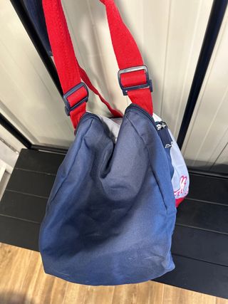 Borsone Kappa convertibile in zaino blu e rosso
