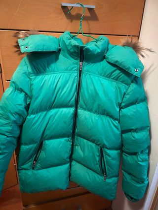 Cazadora Eddie Pen verde talla 16