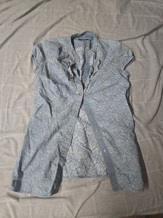 Camisa estampada mujer