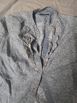 Camisa estampada mujer