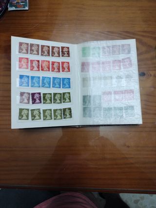 Álbum de sellos Reino Unido