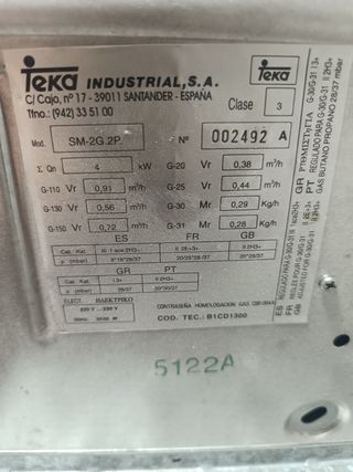 Placa cocina Teka eléctrica