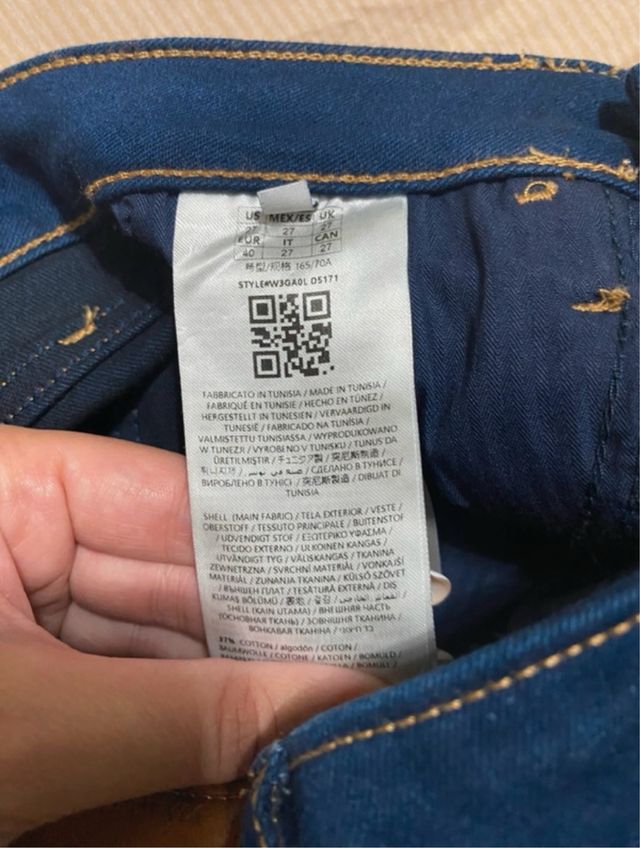 Jeans Guess blu a zampa