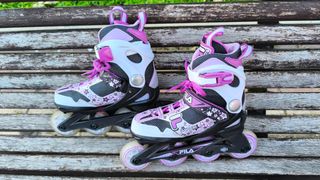 Patines Fila Skates One Niña Blanco Morado
