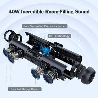 Soundbar DOSS XL Bluetooth Preto