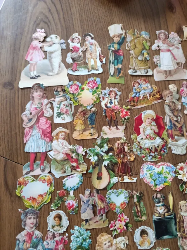 Cromos troquelados alemanes vintage